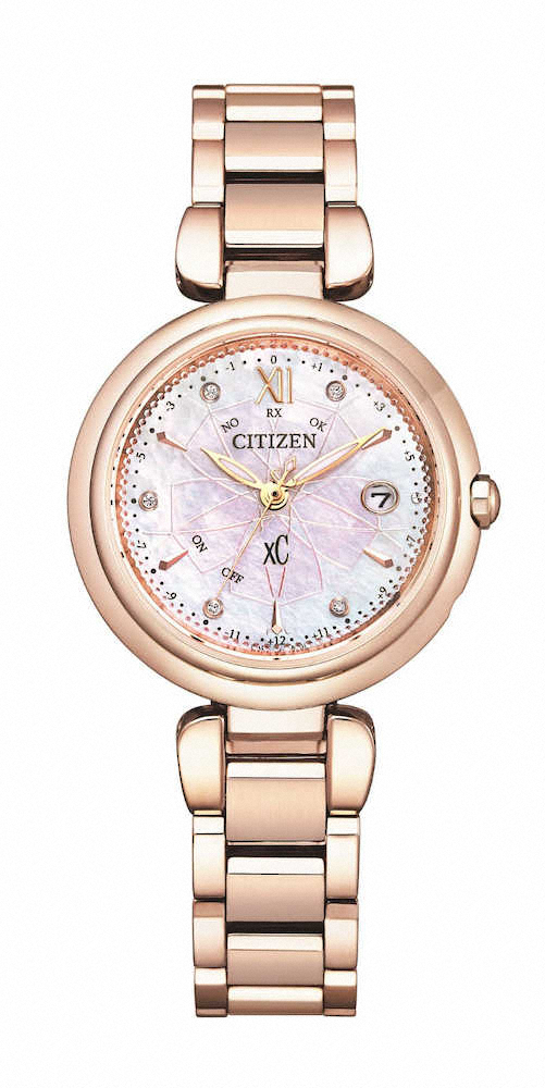 桜モチーフの腕時計　桜をモチーフにしたシチズン時計の腕時計
