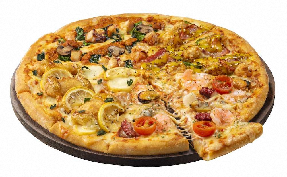夏季限定の欲張りピザ　ドミノ・ピザジャパンの「夏のよくばりクワトロ」