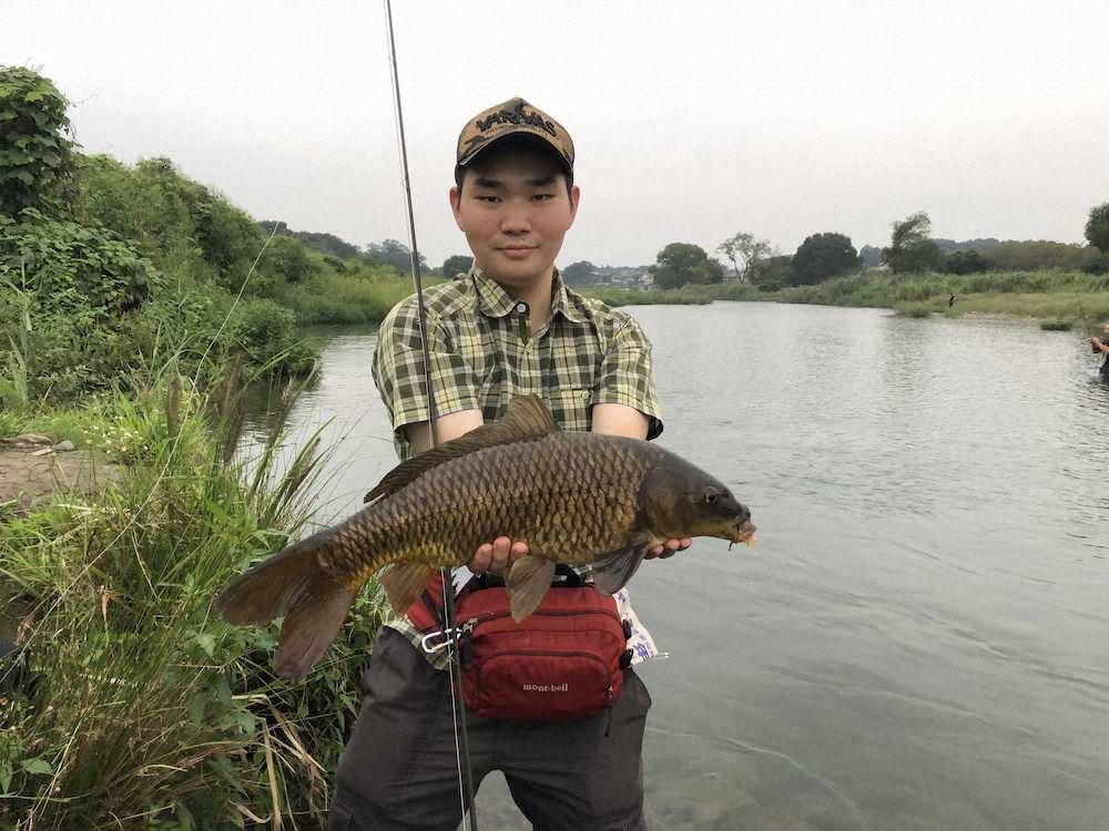 【画像・写真】池のアイツとまるで別格　本流仕込みの野ゴイ55センチ