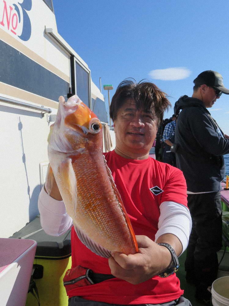 【画像・写真】あっぱれ社長　アマダイ「ゴーマル50・7センチ」　まるで釣りバカ日誌“スーさん”黒羽秀朗さん総合V
