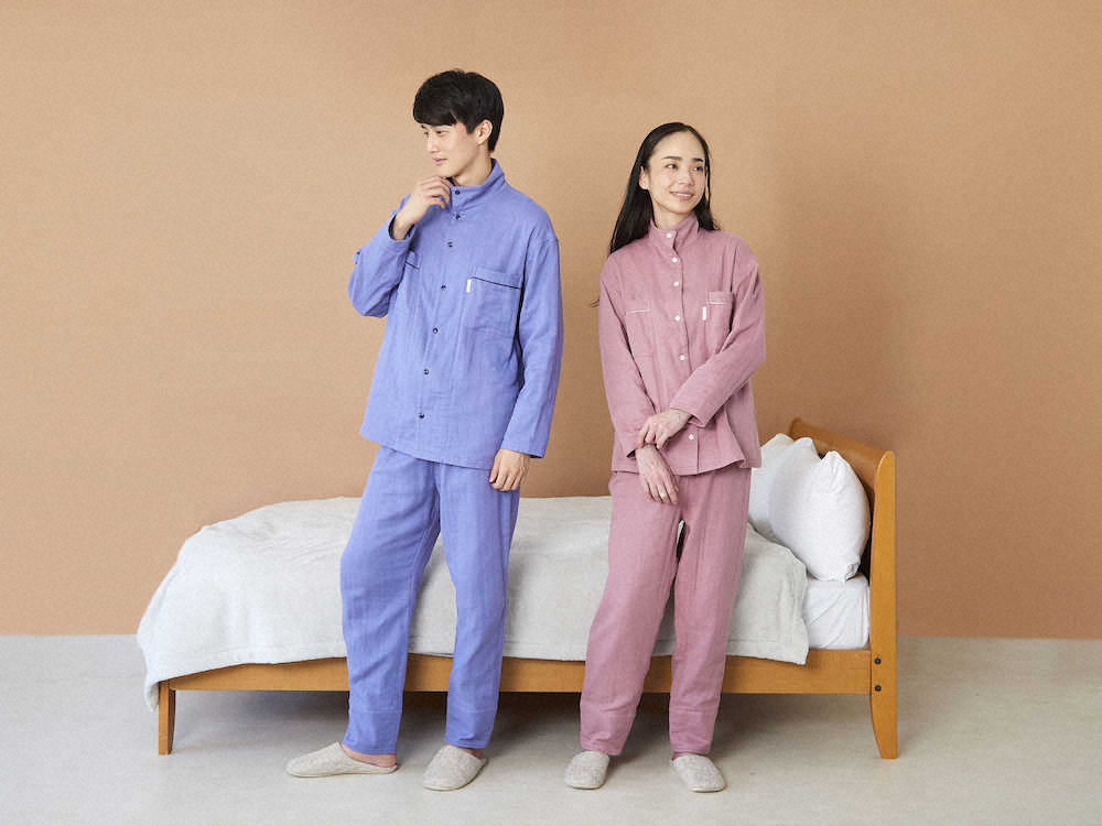 3重ガーゼ素材のパジャマ　HLコーポレーションの「温暖3重ガーゼパジャマ」