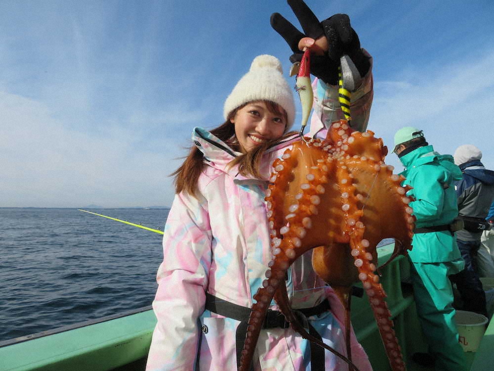 【画像・写真】マダコ3・94キロ　光ったベテランの技　一流し目で木之下さん仕留めた