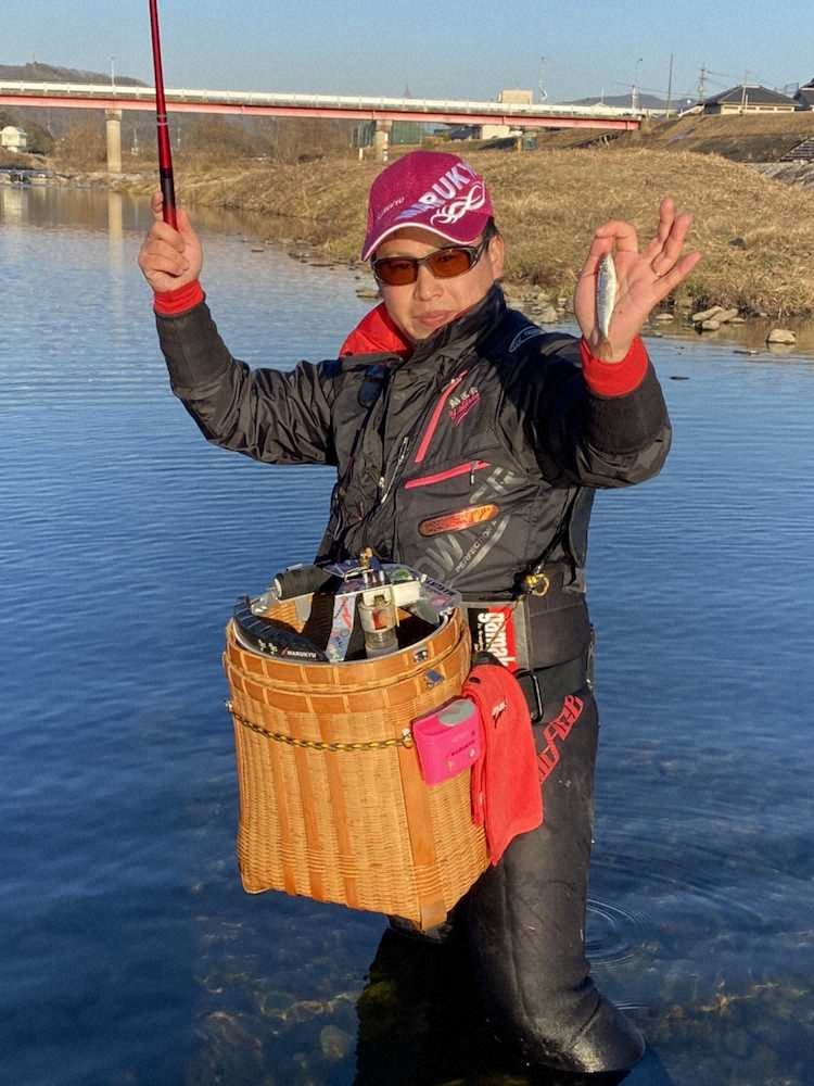 【画像・写真】子どもから大人まで楽しめる寒バエ釣り　シーズン到来!!いきなり118匹　岡山県・吉井川支流の金剛川