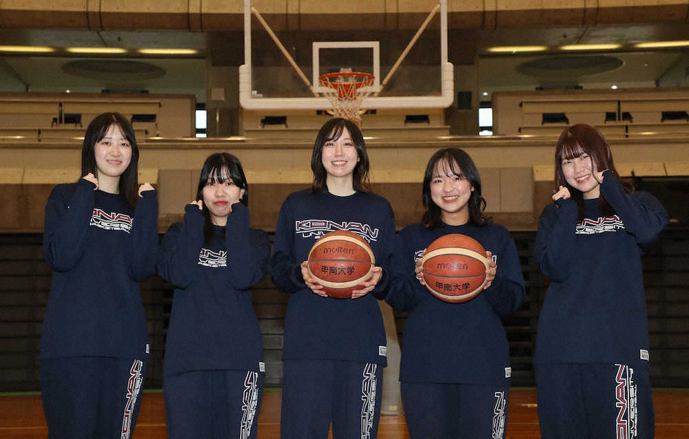 【画像・写真】甲南大バスケットボール部　14年ぶり1部で大暴れだ!　持ち前のチームワークでインカレ出場目指す