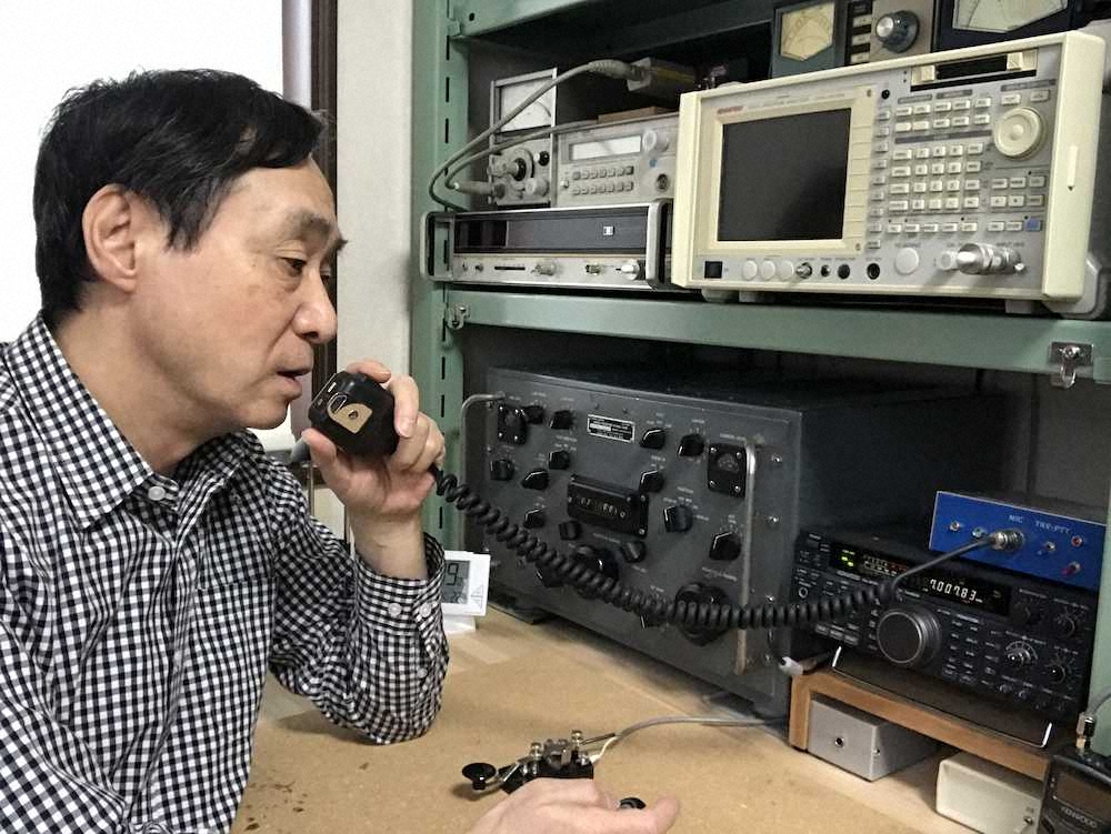【画像・写真】【だから元気!】柳澤秀夫さん　明日への活力をキャッチするアマチュア無線