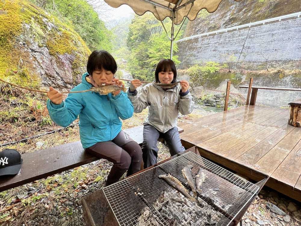 【画像・写真】初心者親子ニンフでヤマメ&イワナWヒット　ルアー・フライ&テンカラエリアがリニューアル