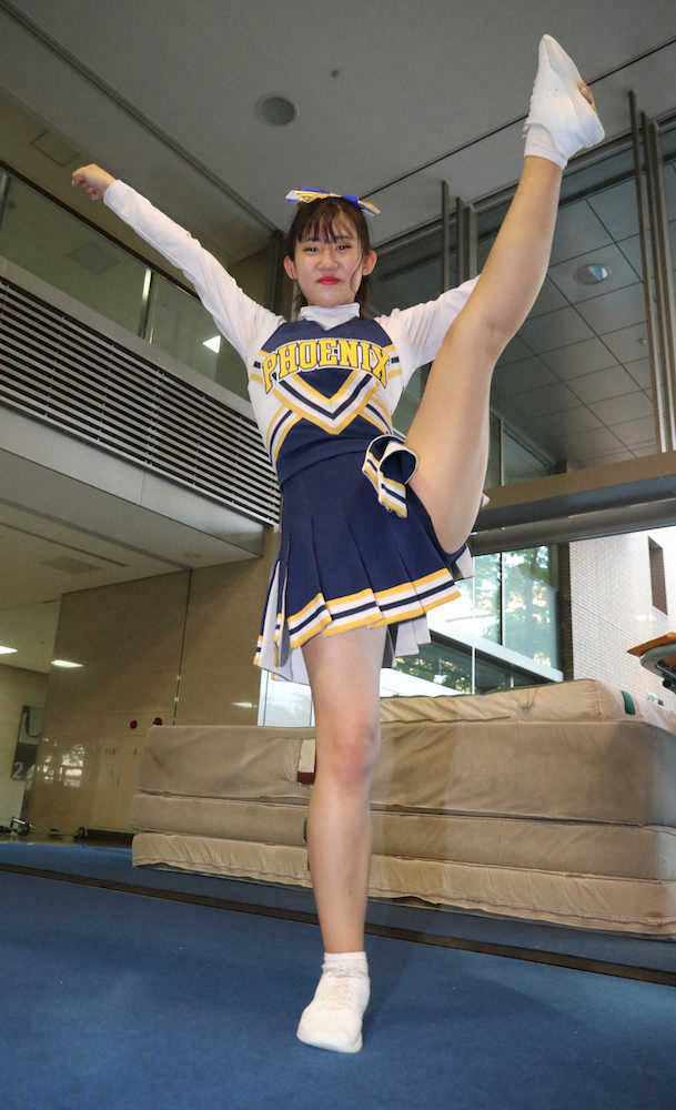 【画像・写真】大阪学院大チアリーダー部、最高の笑顔が輝く夏に　8月「JAPAN CUP」決勝進出狙う