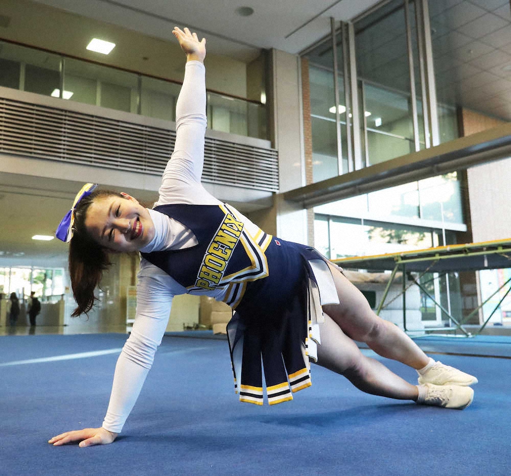 【画像・写真】大阪学院大チアリーダー部、最高の笑顔が輝く夏に　8月「JAPAN CUP」決勝進出狙う