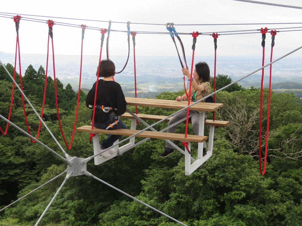 【画像・写真】【静岡・三島】富士山、駿河湾一望！天空のジャングルジム「ドラゴンキャッスル」でスリル満喫