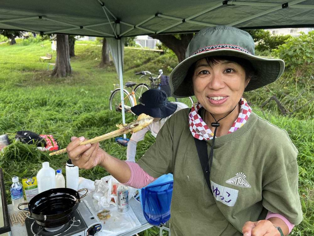 【画像・写真】オイカワで食育　古里を大切に　「釣って食べるまで」地元若者が発案