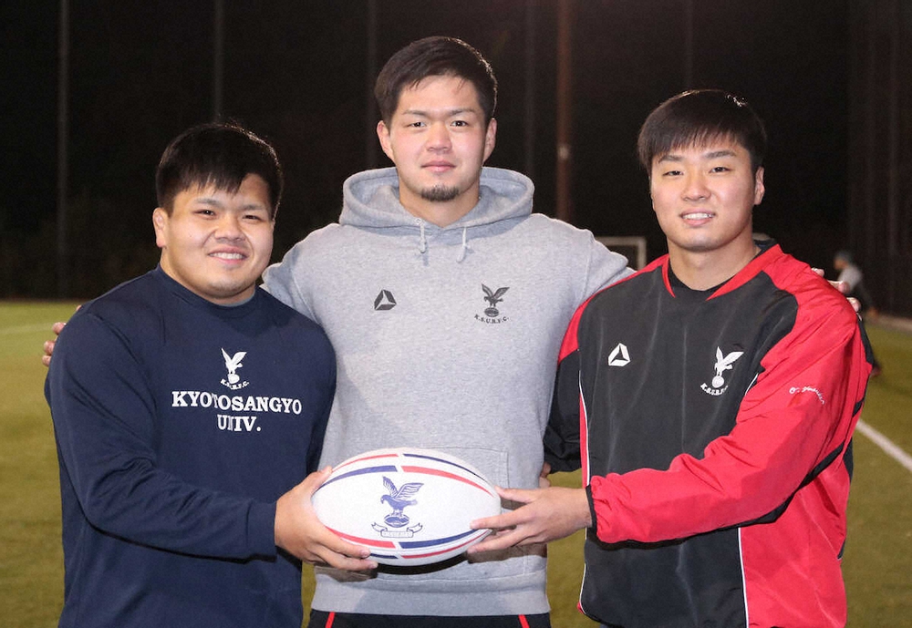 【画像・写真】ラグビー京産大　4年生の中川、岡田、北田らBチームが縁の下の力持ち