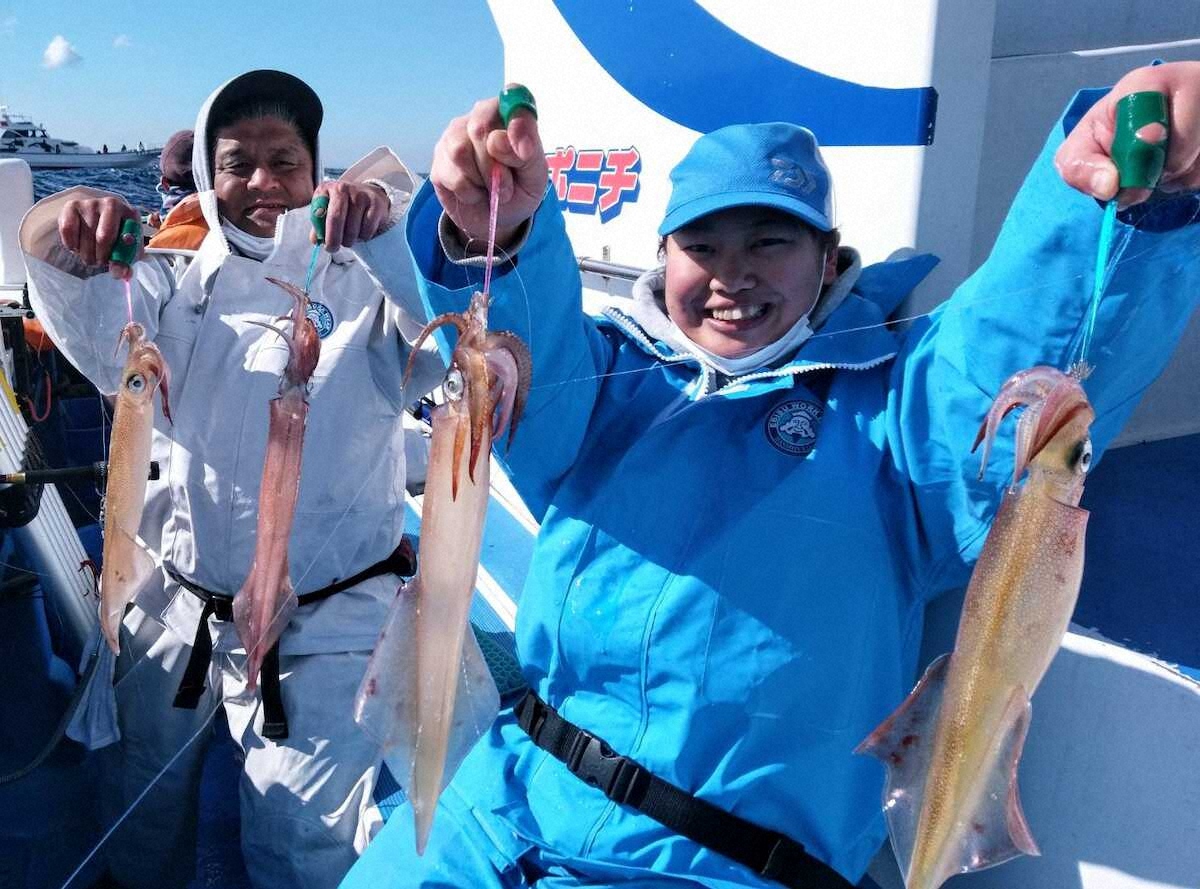 【画像・写真】“ヤリの春”間近　4匹仕掛け　数日前トップ60匹で高まる期待感