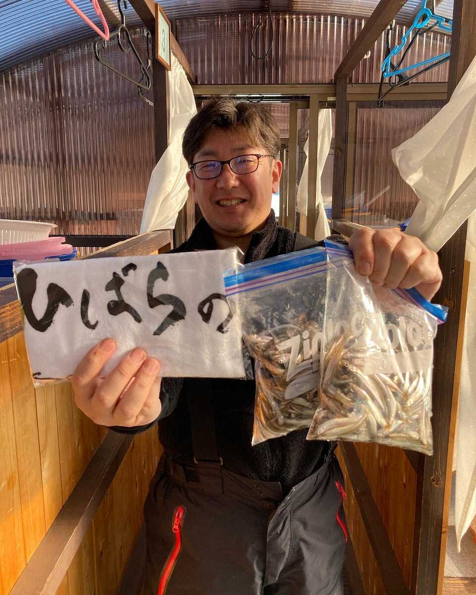 【画像・写真】大物で気分アゲアゲ　97センチマダラ、ワカサギ550匹など