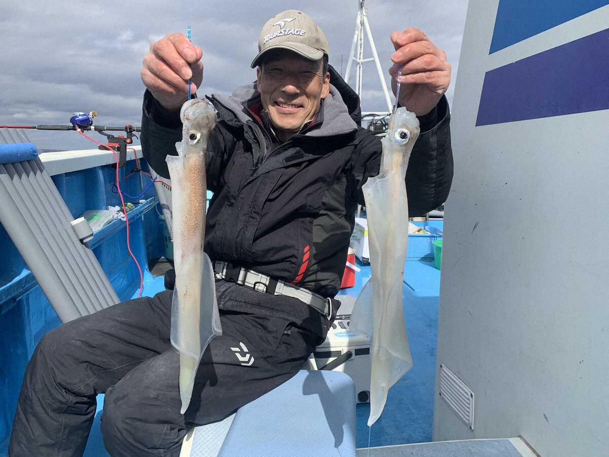 【画像・写真】大物で気分アゲアゲ　97センチマダラ、ワカサギ550匹など