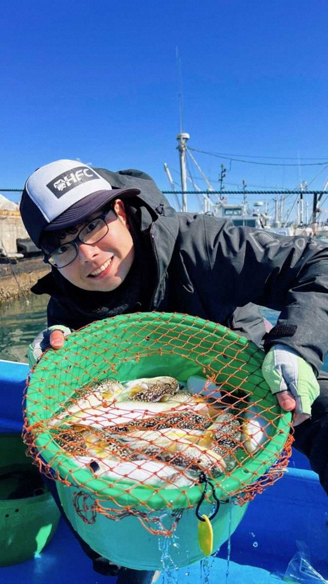 【画像・写真】ショウサイフグ自己最多30匹　カットウ釣り餌エビ大ハマり