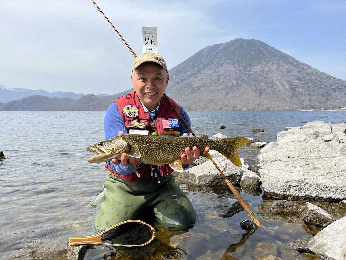 【画像・写真】“忍者”になって攻略　ヒレピン70センチ超レイクトラウト　C＆R繰り返して賢く敏感に