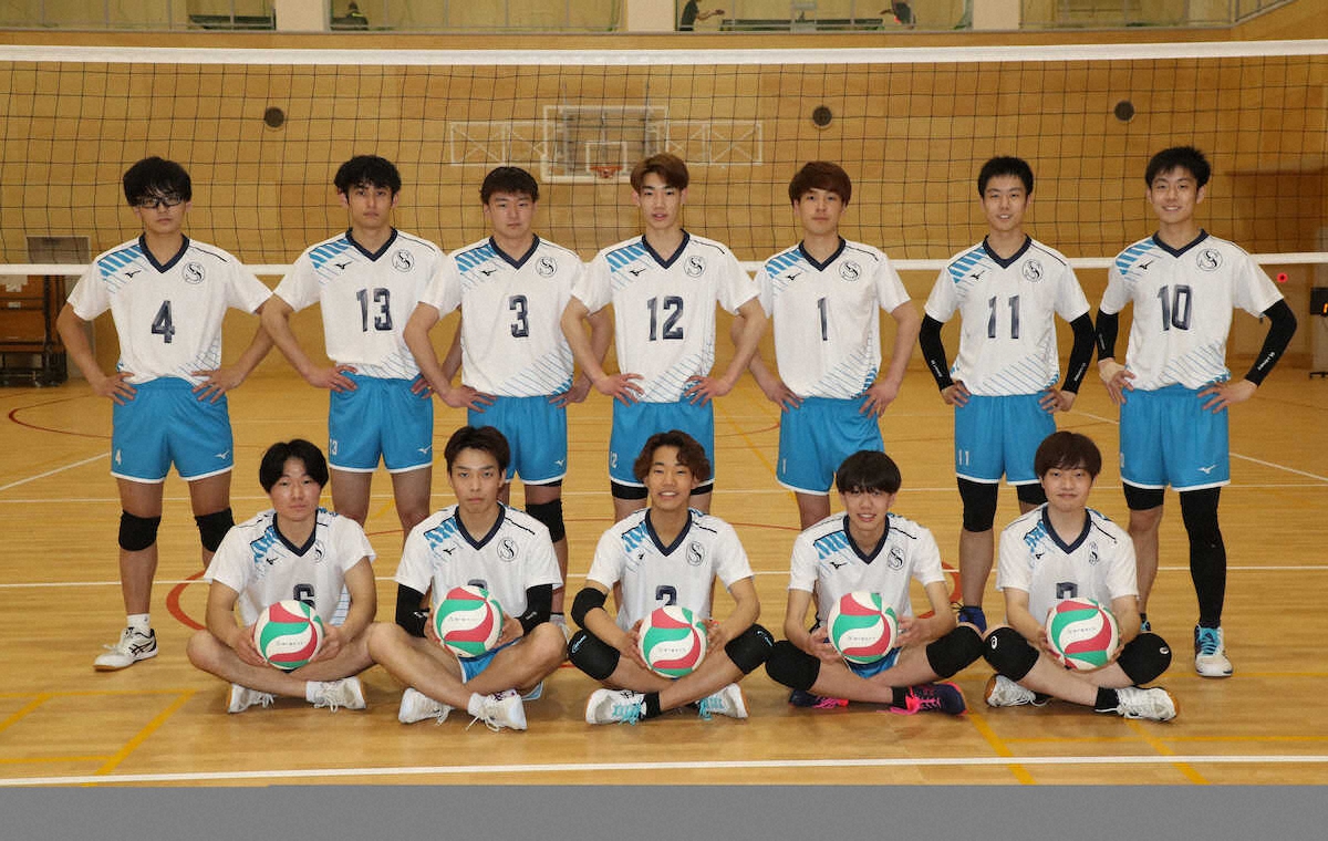 【画像・写真】【神戸親和大男子バレーボール部】共学となり男子も船出　7部からスタートし最短3年半で1部へ