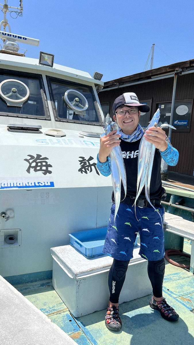 【画像・写真】バリバスカップ、関西で初開催　「官兵衛」伊藤貴之が一足先に大阪湾のタチウオジギングに挑戦