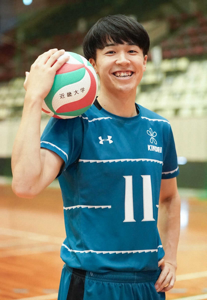 【画像・写真】【近大　男子バレー部】後藤主将「強い気持ち」で頂点へチームを引っ張る