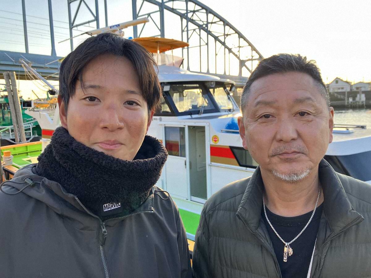【画像・写真】93センチ舞ってタチまち“上昇気竜”　ミニ・リュウに誓い「釣りアナ」トップにタツ