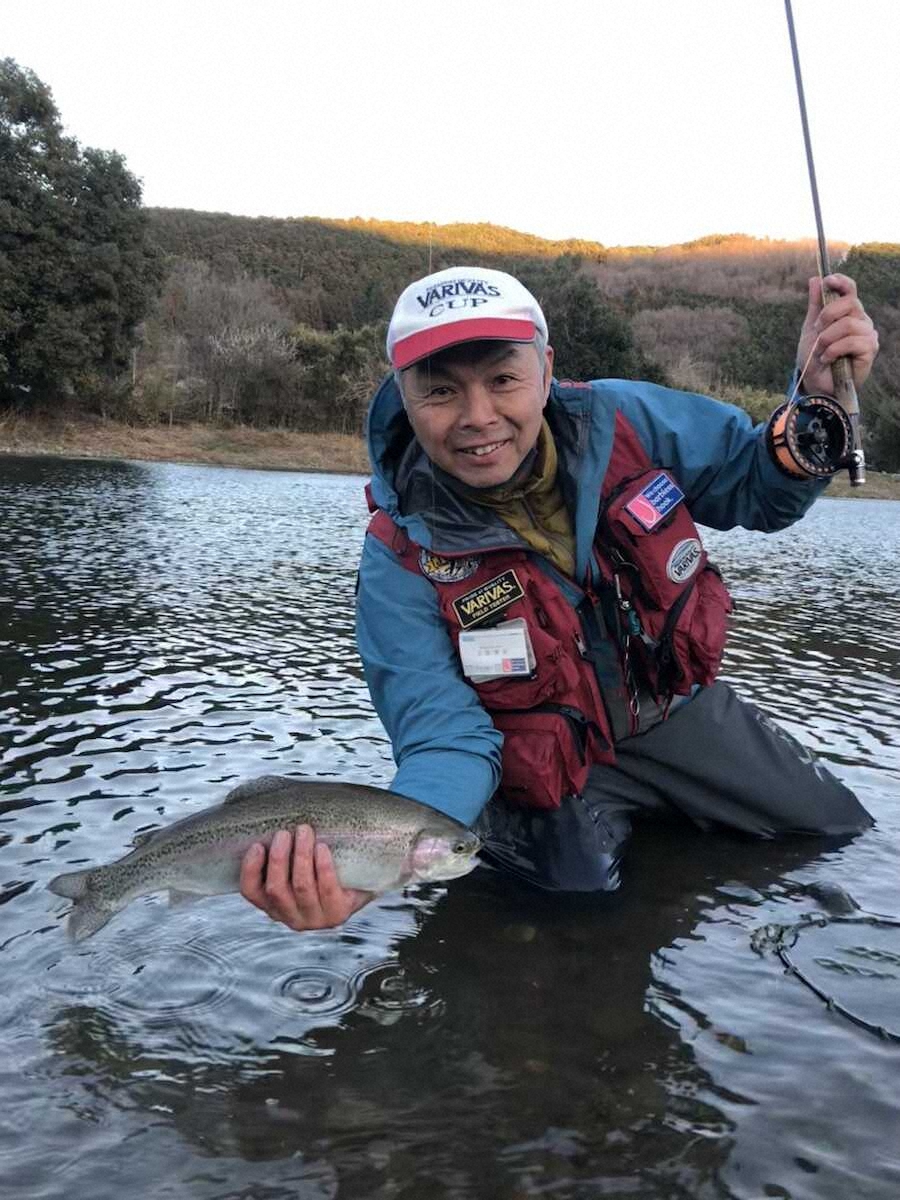 【画像・写真】穴場「槻川FA」でレインボートラウト48センチ