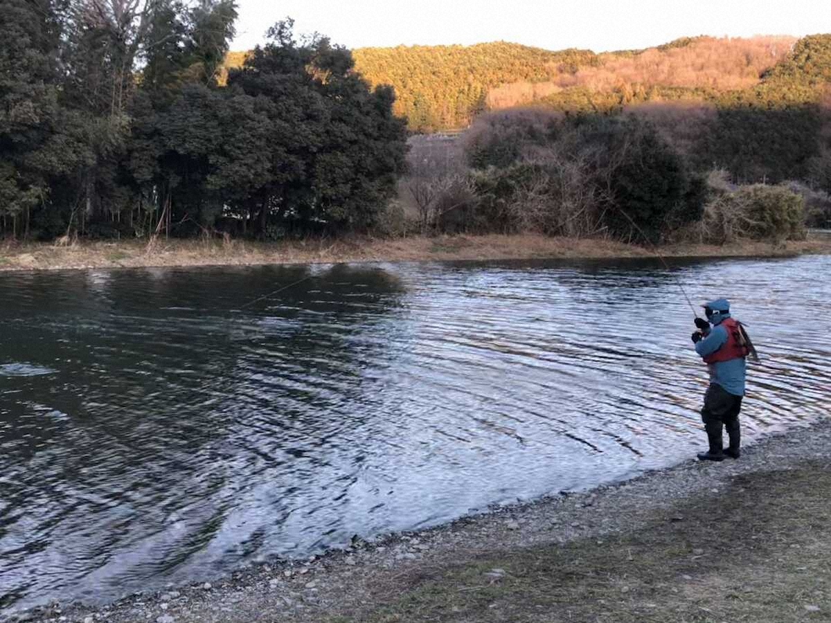 【画像・写真】穴場「槻川FA」でレインボートラウト48センチ