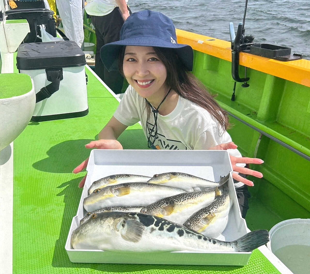 【画像・写真】丸々ショウサイ6匹&至福・超大型トラフグ　当たりは繊細、ファイトは豪快　浦安・吉久