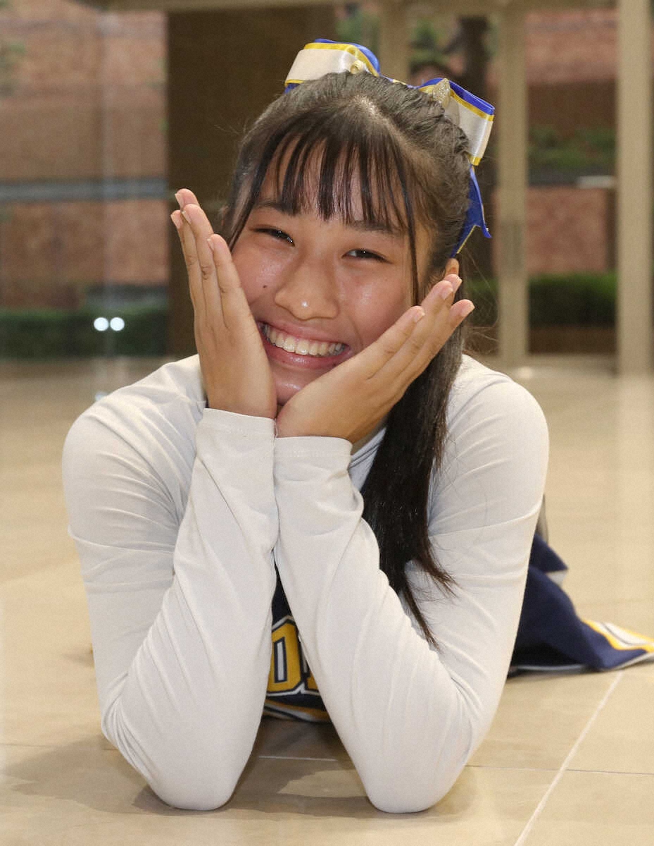 【画像・写真】【大阪学院大高チアリーダー部】トップの森、ベースの蔵前　個性派集団が日本の頂点を狙う