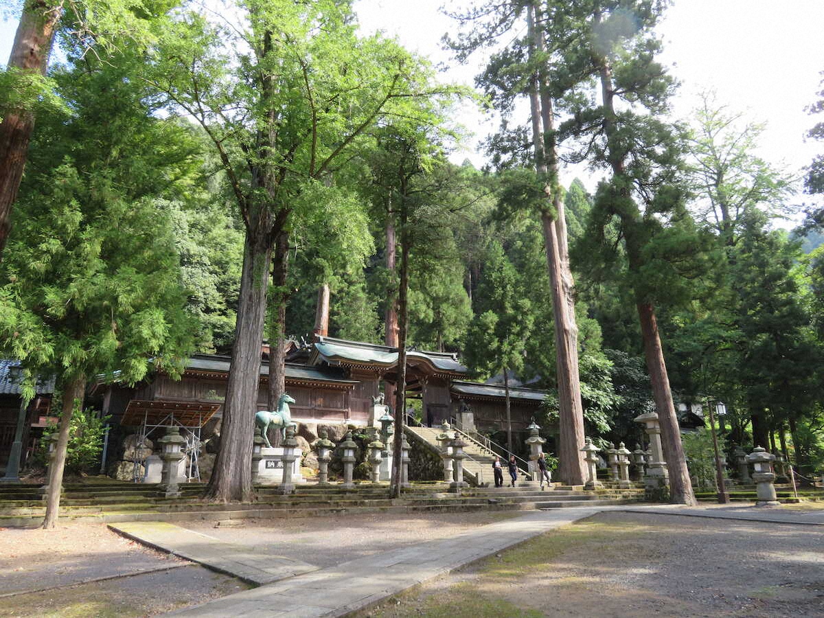 【画像・写真】【福井】吉永小百合CMで話題「日本一複雑な屋根」の神社とは…越前和紙のふるさとを訪ねて
