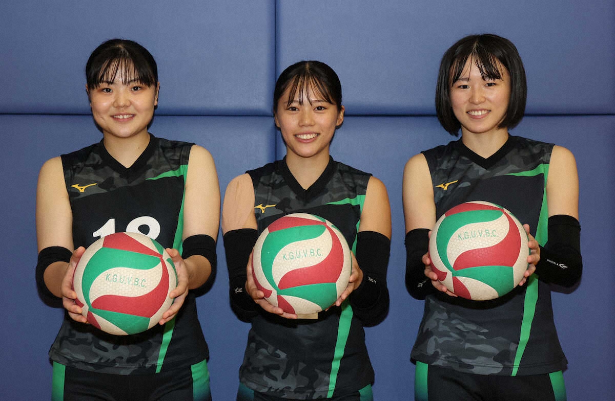 【画像・写真】【神戸学院大女子バレーボール部】4年ぶり出場の全日本インカレを1部復帰への「パスポート」にする