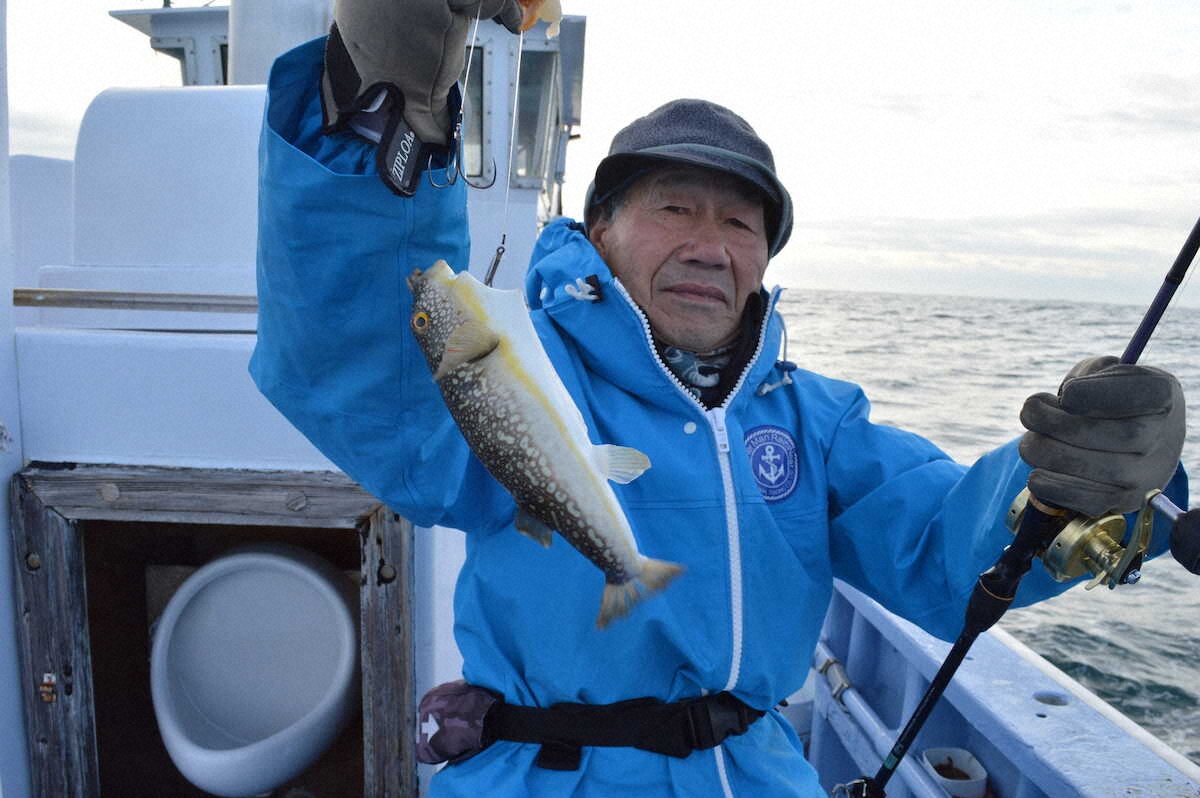 【画像・写真】厳寒期！止まらんフグ激アツ　ショウサイにまじりアカメ全員ヒット