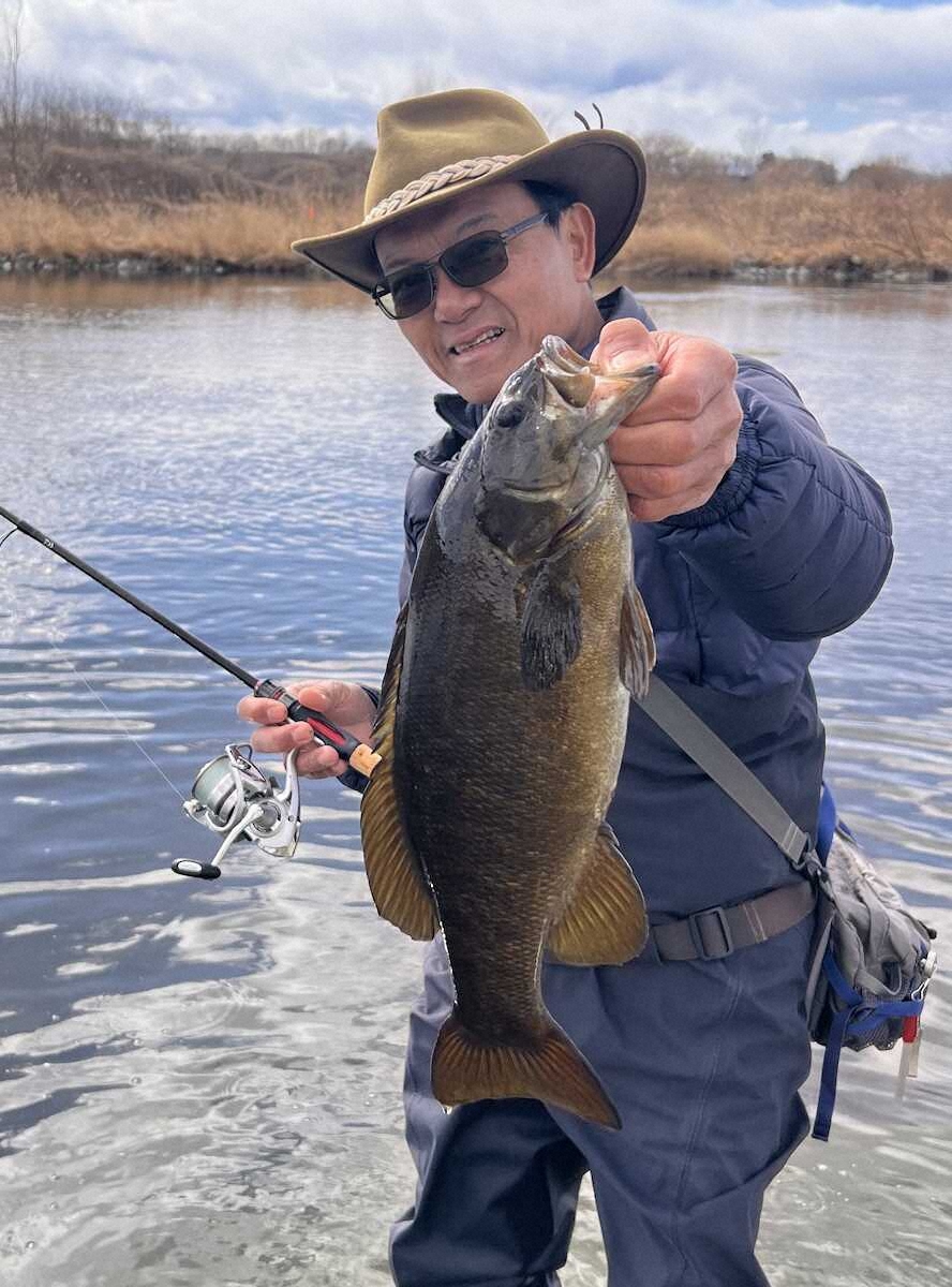 【画像・写真】45センチ・バスで連敗7で止めた　難敵相手に今年3回目の挑戦で　東京・多摩川