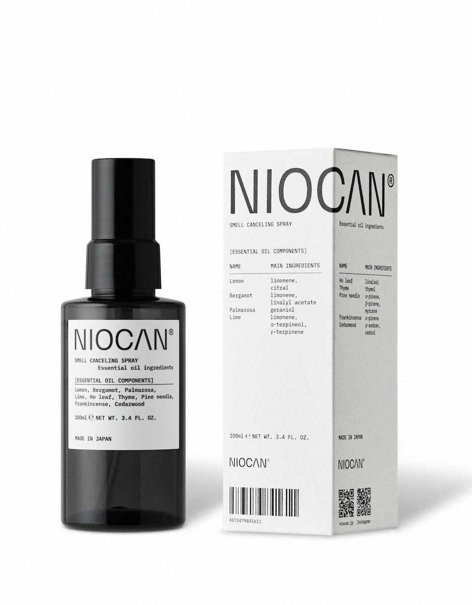 【画像・写真】持ち運べる消臭スプレー　第一工業製薬「NIOCAN」の100ミリリットルサイズ