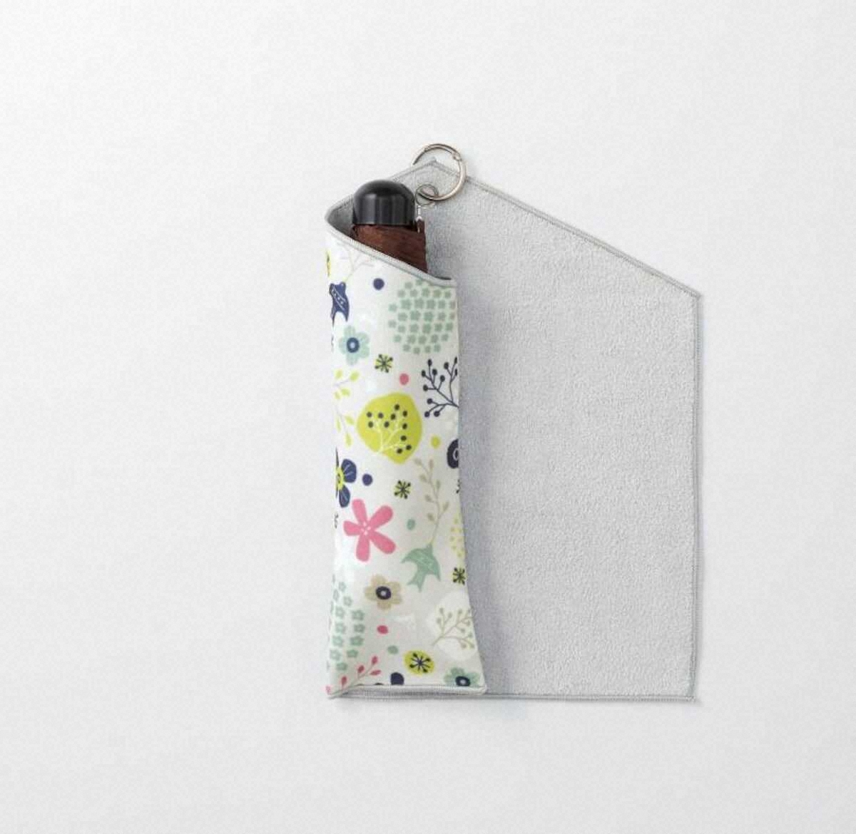 【画像・写真】巻き付けるだけの吸水傘袋　コジット「くっつくロール傘袋」