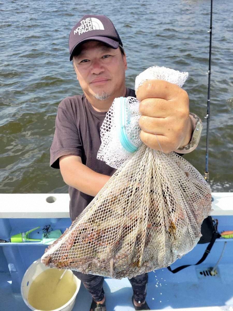 【画像・写真】東京湾で5年ぶりマダコフィーバー　お持ち帰りサイズGET　餌木1本でいける　千葉・浦安「吉久」