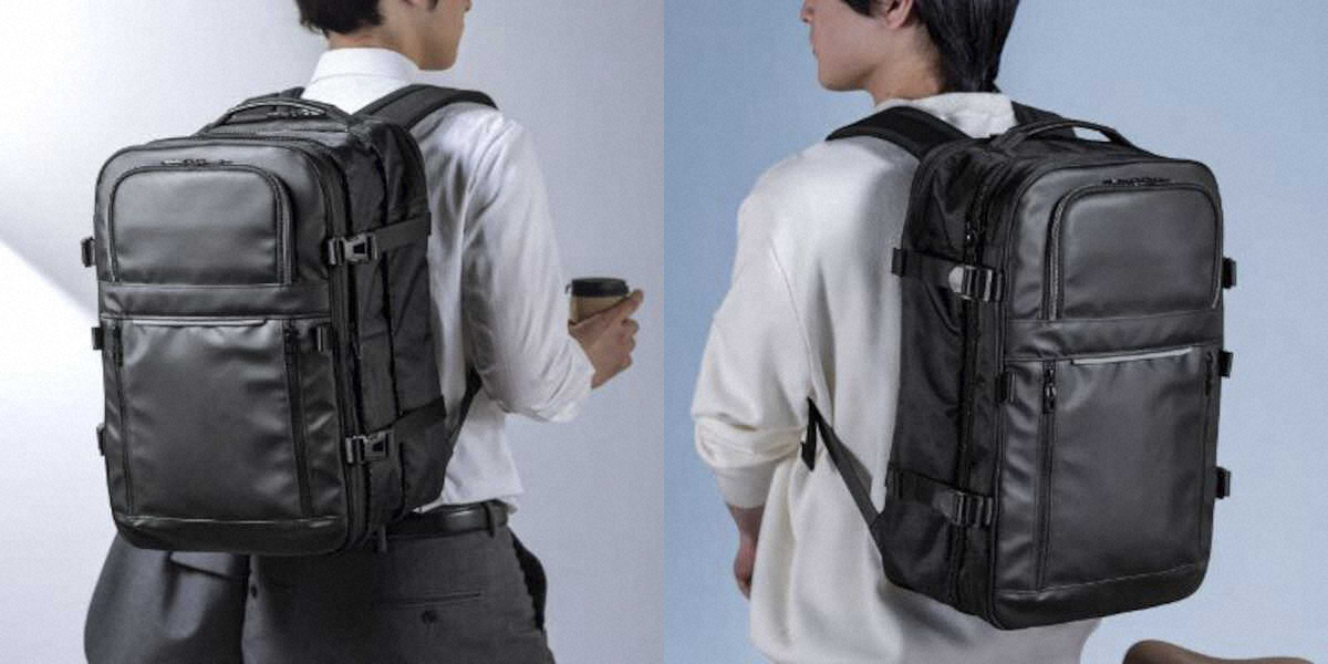 【画像・写真】容量増やせるリュック　サンワサプライ「200-BAGSTY1」