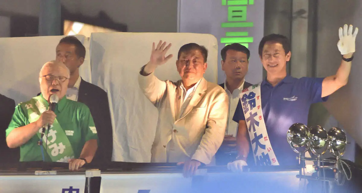 【画像・写真】【参院選】石破茂首相「続投の意向」フジテレビが報じる　自公過半数割れも