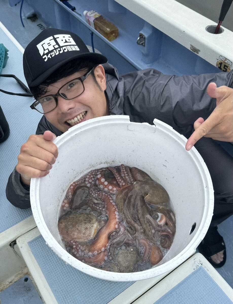 【画像・写真】ハッピー良型マダコ！　愛読者と出会いテンションUP　衝撃告白にうれし恥ずかし