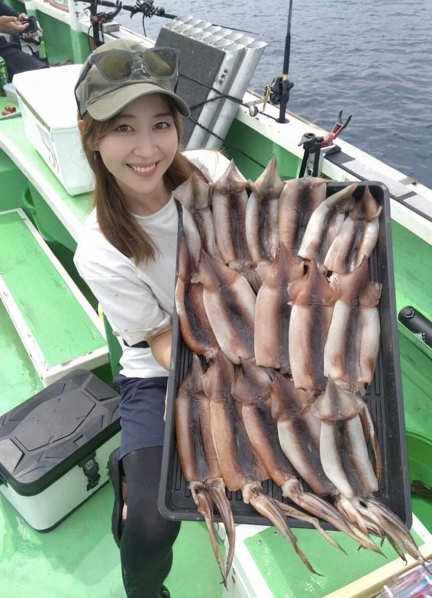 【画像・写真】イカがですか!?スルメカーテン　宙層狙いで3点掛け!!