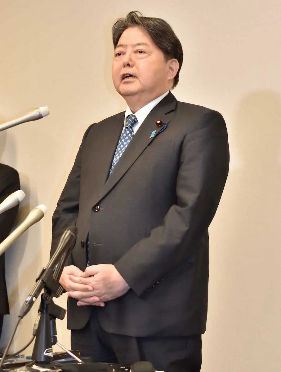 【画像・写真】林官房長官　総裁選立候補の意向表明「この国の舵取りを取って参りたい」政策「林プラン」は後日発表