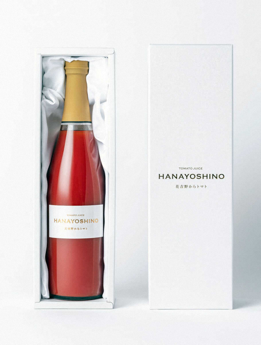 【画像・写真】直営の畑のトマトジュース　近鉄不動産「HANAYOSHINO」