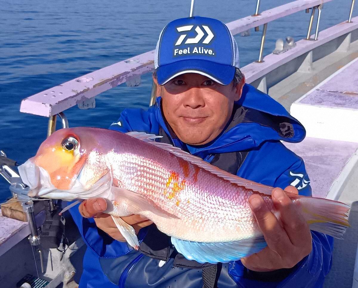 【画像・写真】乾杯！アマダイ祭りお見事2冠　最大46.6センチ最多7匹