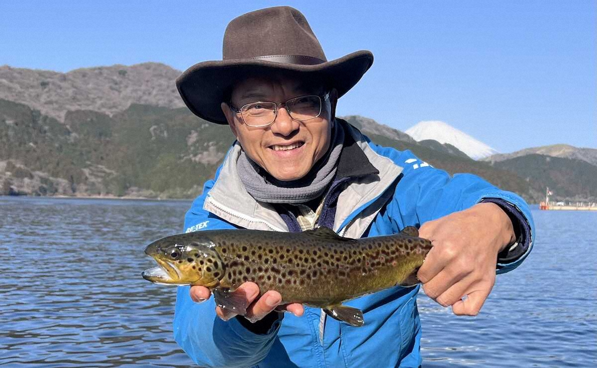 【画像・写真】解禁！ブラウン猛チェイスも…神奈川・芦ノ湖、3人で放流魚狙いました