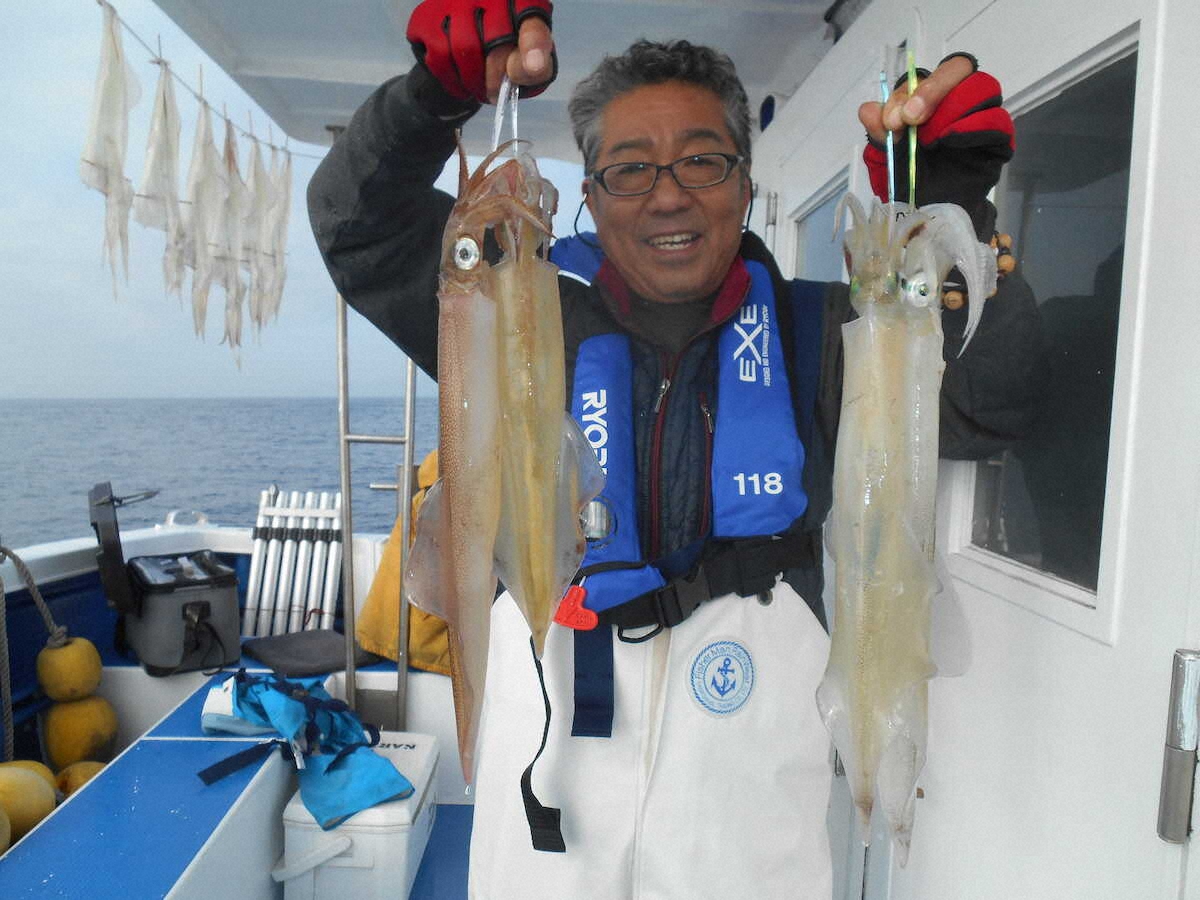 【画像・写真】ヤリがいあるね～多点掛け続々　柔らかい食感絶品の高級品