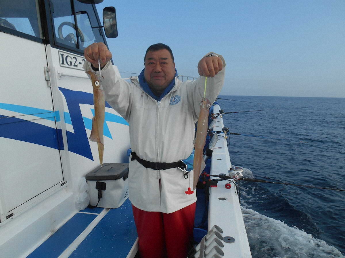 【画像・写真】ヤリがいあるね～多点掛け続々　柔らかい食感絶品の高級品