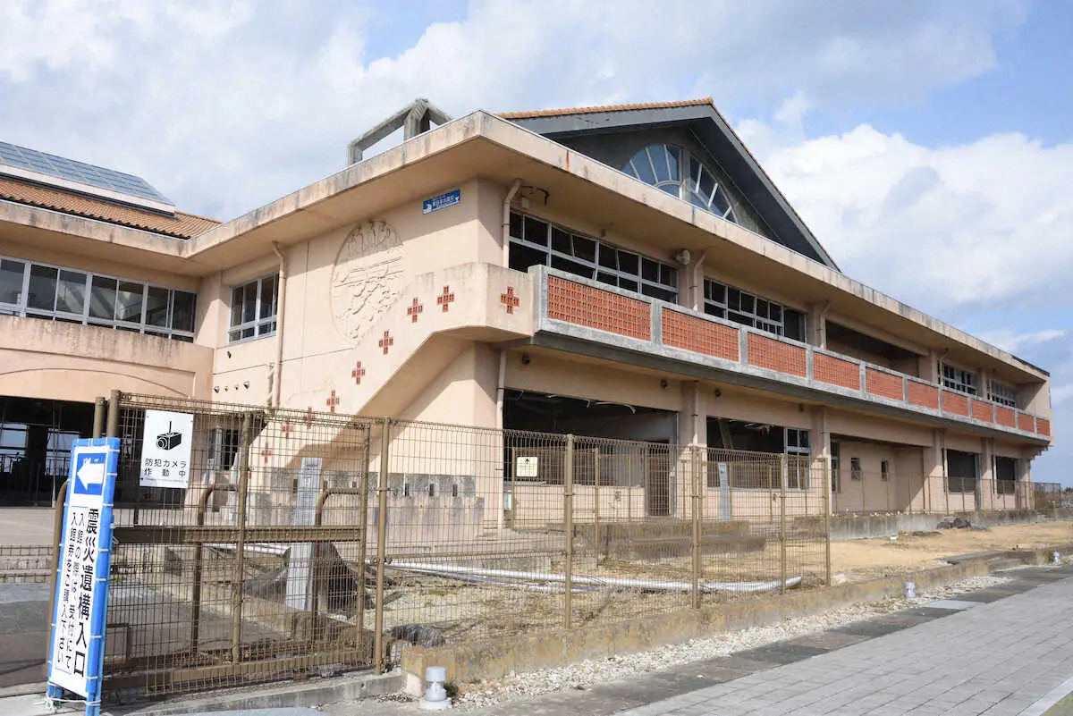 【画像・写真】宮城県山元町の震災遺構・中浜小学校