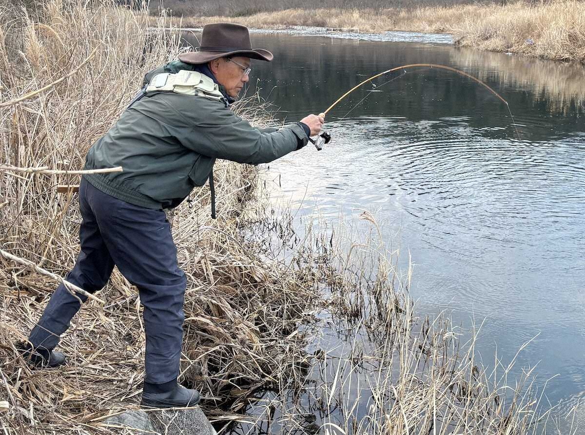 【画像・写真】多摩川もそろそろゾーニング!?ニジ、ヤマメ3時間でヒット15回、C&R10回もすぐ釣られいなくなる