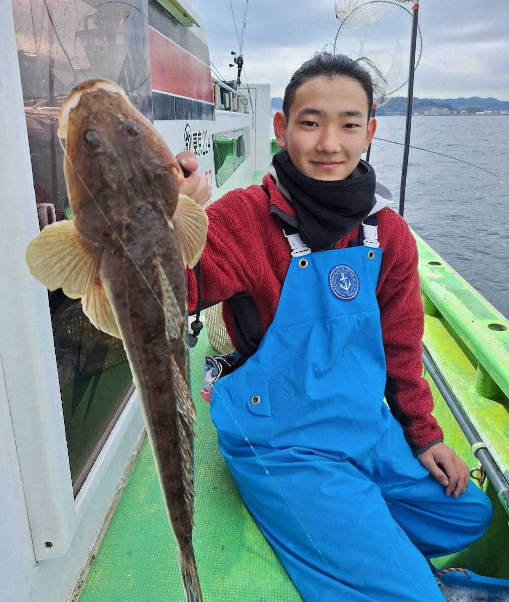 【画像・写真】マゴチで夏を先取り　まだ3月なのにルアーで53センチも　タナ取りマメに