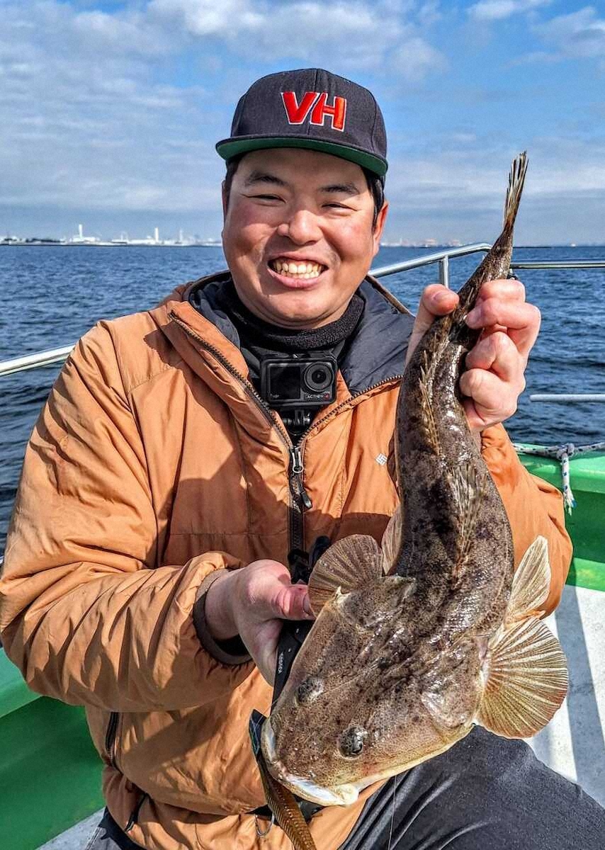 【画像・写真】マゴチで夏を先取り　まだ3月なのにルアーで53センチも　タナ取りマメに