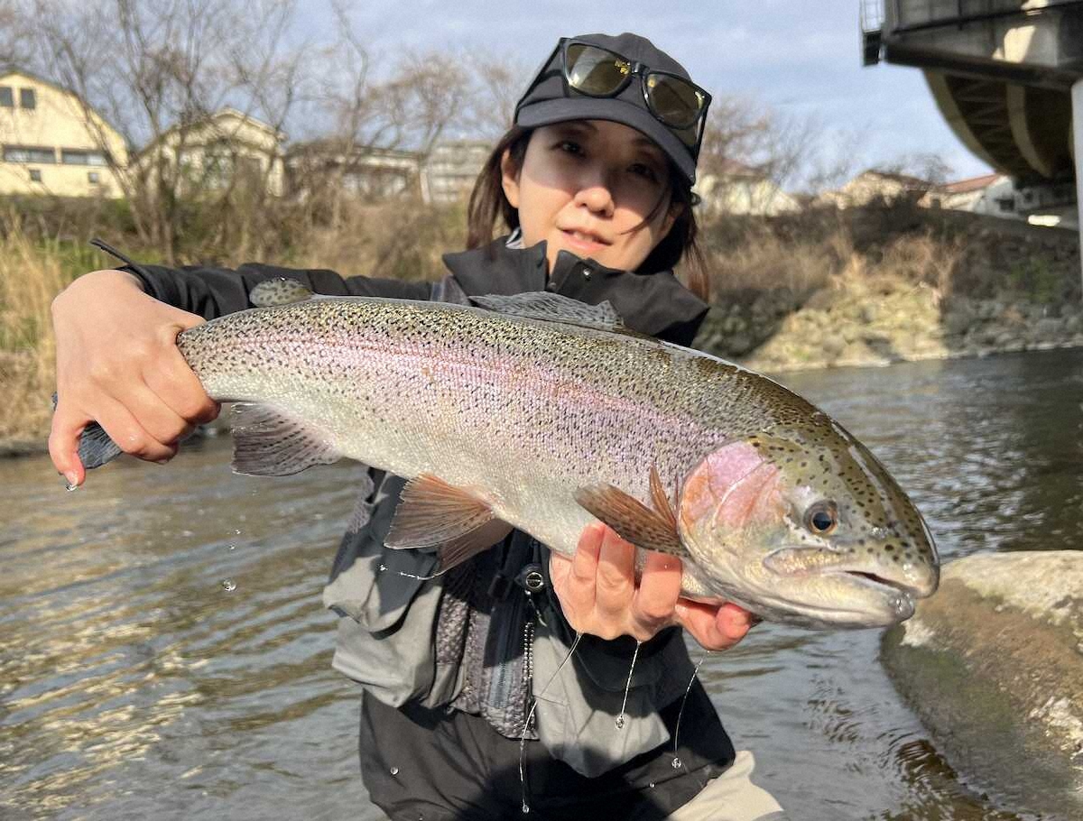 【画像・写真】ニジマス“春爆”19匹　C&Rの恩恵